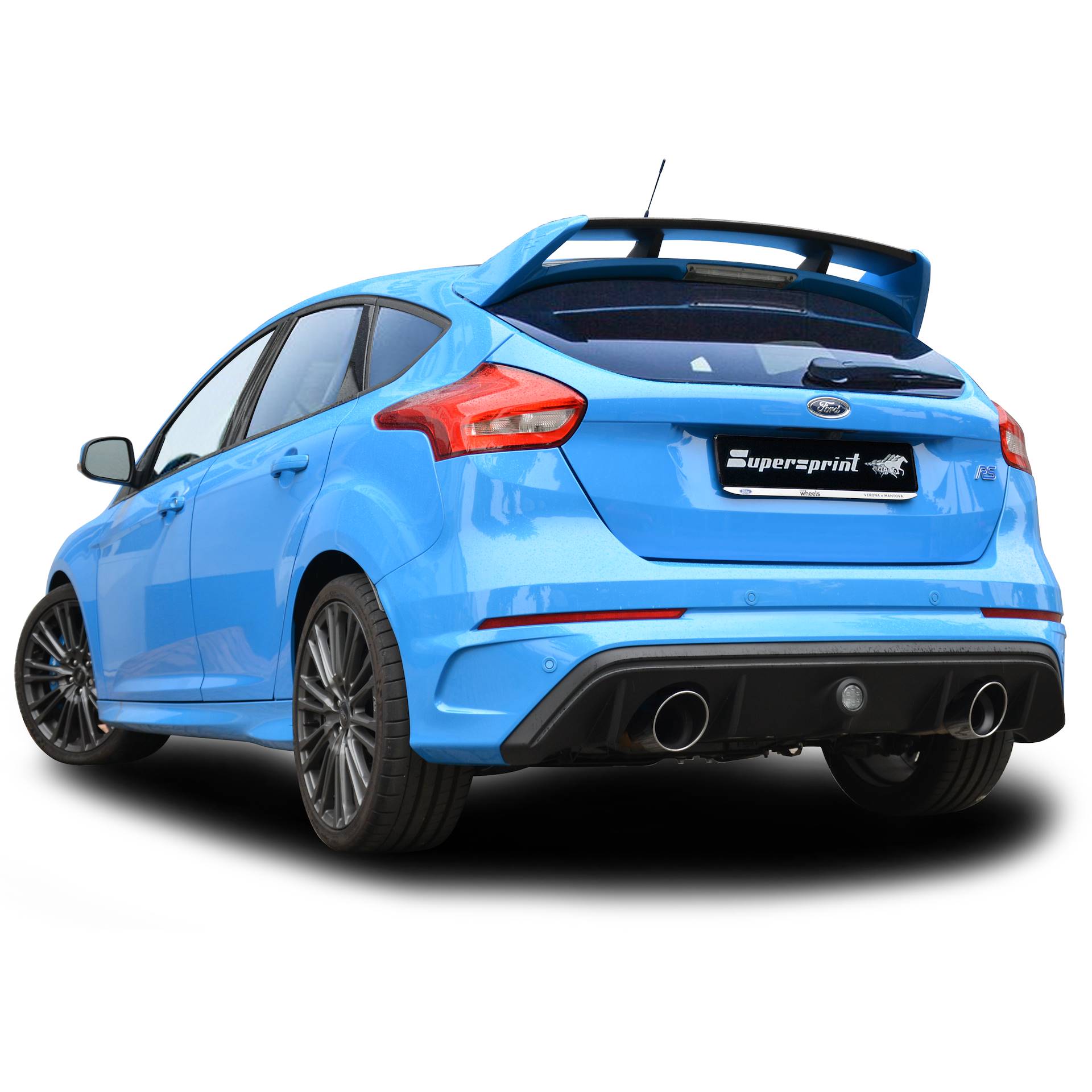New Supersprint Exhaust for FORD FOCUS RS 2.3i Turbo 4x4 (350 Hp)